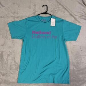 Men's Blue and Pink Tshirt
